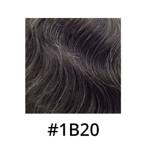 1B20 MustLux Hair System for Men | Center Lace with Thin Skin Border & Front Lace