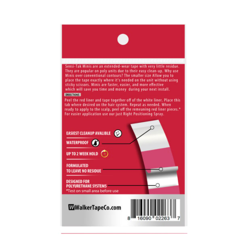 Walker Tape Sensi Tak™ Mini's Prosthetic Hair Tape Oval